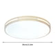 thumbnail image 3 of Lámpara colgante moderna inteligente de cristal de moda para sala de estar con techo circular, 3 of 3