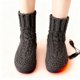 thumbnail image 2 of Calcetines térmicos USB para interiores, calentadores de pies, almohadilla térmica de forro polar, calcetines de punto, botas térmicas, calentador de pies recargable., 2 of 2