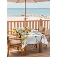 thumbnail image 2 of Outdoor Tablecloths with Umbrella Hole & Zipper, Gnomes Sunflower 54x80 Inch Tablecloth Rectangle, Bees Branches Floral Farmhouse Waterproof Table Cloth, Patio/Pool/Picnic Table Covers, 2 of 8