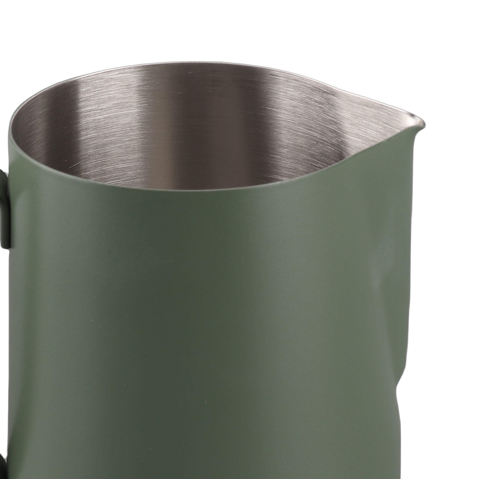 LAZIOEGR 600ML 304 Stainless Steel Coffee Frothing Pitcher with Inner Scale & Pointed Mouth for Latte Art