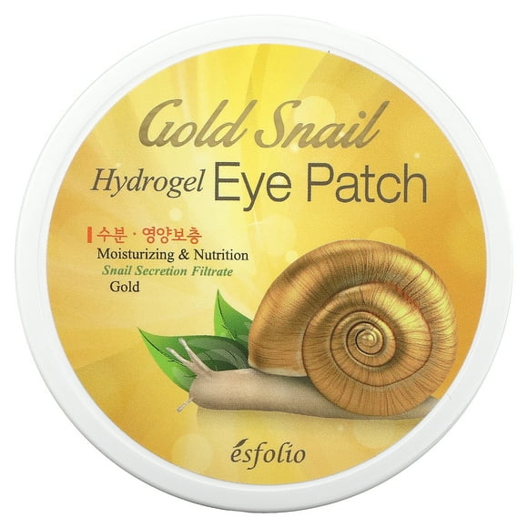 Esfolio, Gold Snail Hydrogel Eye Patch, 60 Patches