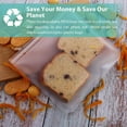 thumbnail image 2 of Pluokvzr 10PCS Reusable Silicone Food Bag Fresh-Grocery Bag Vacuum Bags, Freezer Bags Leakproof Lunch Bags, 2 of 6
