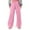 Pink, variant on LUOGENLI Female Casual Pants Women's Casual Wide Leg Bow Tie Printed Pants Relaxed Fit Sports Trousers Womens Casual Pants Slim Fit Stretch Pants for Men Womens Casual Pants Stretch Waist Red L