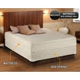thumbnail image 2 of Dream Sleep Comfort Pedic Firm (Eurotop) Pillow Top Full Mattress & Low 5" Height Box Spring - Sleep System with Enhanced Foam Encased Support, Fully Assembled, Plush Knit Cover by Dream Solutions USA, 2 of 4