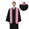 thumbnail image 4 of Fotbe Glitter Pink Printed Class of 2024 Graduation Stole, 4 of 7