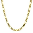 thumbnail image 6 of 10K Yellow Gold 7.5mm Light Concave Figaro Chain 26 Inch, 6 of 6