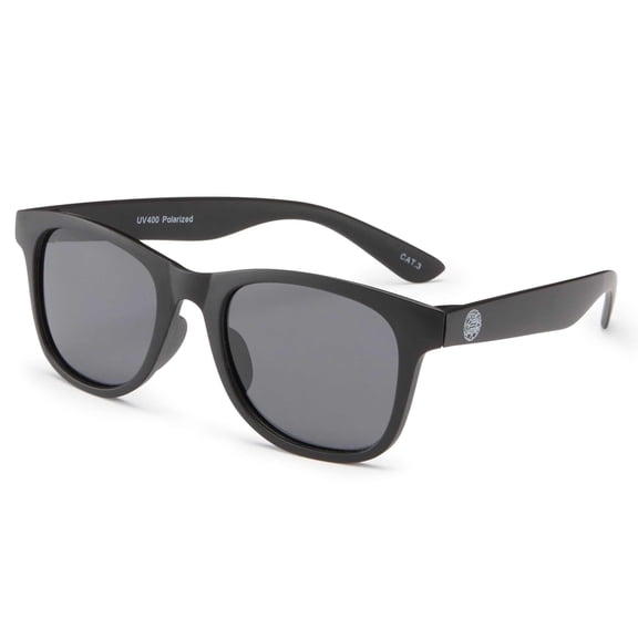 Baby Sunnies Polarized Kids Sunglasses with Strap, Ages 3-8, Black