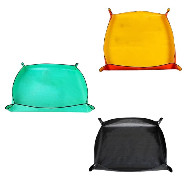 39.4 Pulgada X 39.4 Pulgada Tamaño Grande Adecuado para Trasplante de Plantas en Interiores y Exteriores Tapete Impermeable para Macetas