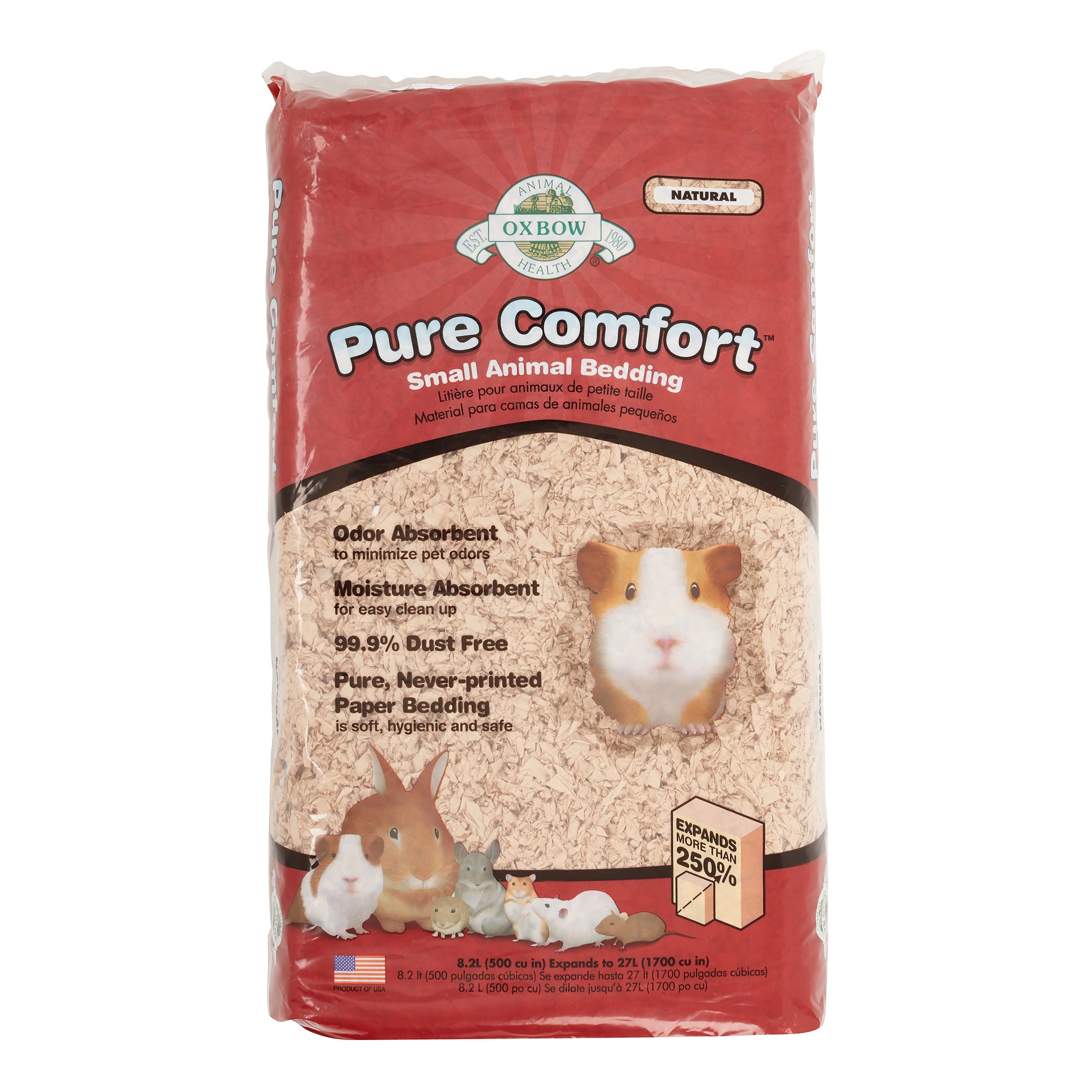 Oxbow Pure Comfort Small Animal Bedding, Natural, 21L