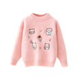 thumbnail image 1 of Chandail Tricoté à Col Rond pour Filles Vêtements d'Hiver Épais et Chauds, 1 of 9