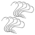 thumbnail image 3 of Supvox 10Pcs Heavy Duty Stainless Steel S Hooks Multi Functional Hooks for Hanging Bags and Clothes, 3 of 6