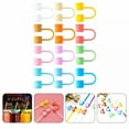 thumbnail image 4 of ACDANC 12Pcs Reusable Straw Cover Cap Silicone Straw Tip Covers Drinking Straw Protective Caps Straw Toppers, 4 of 6