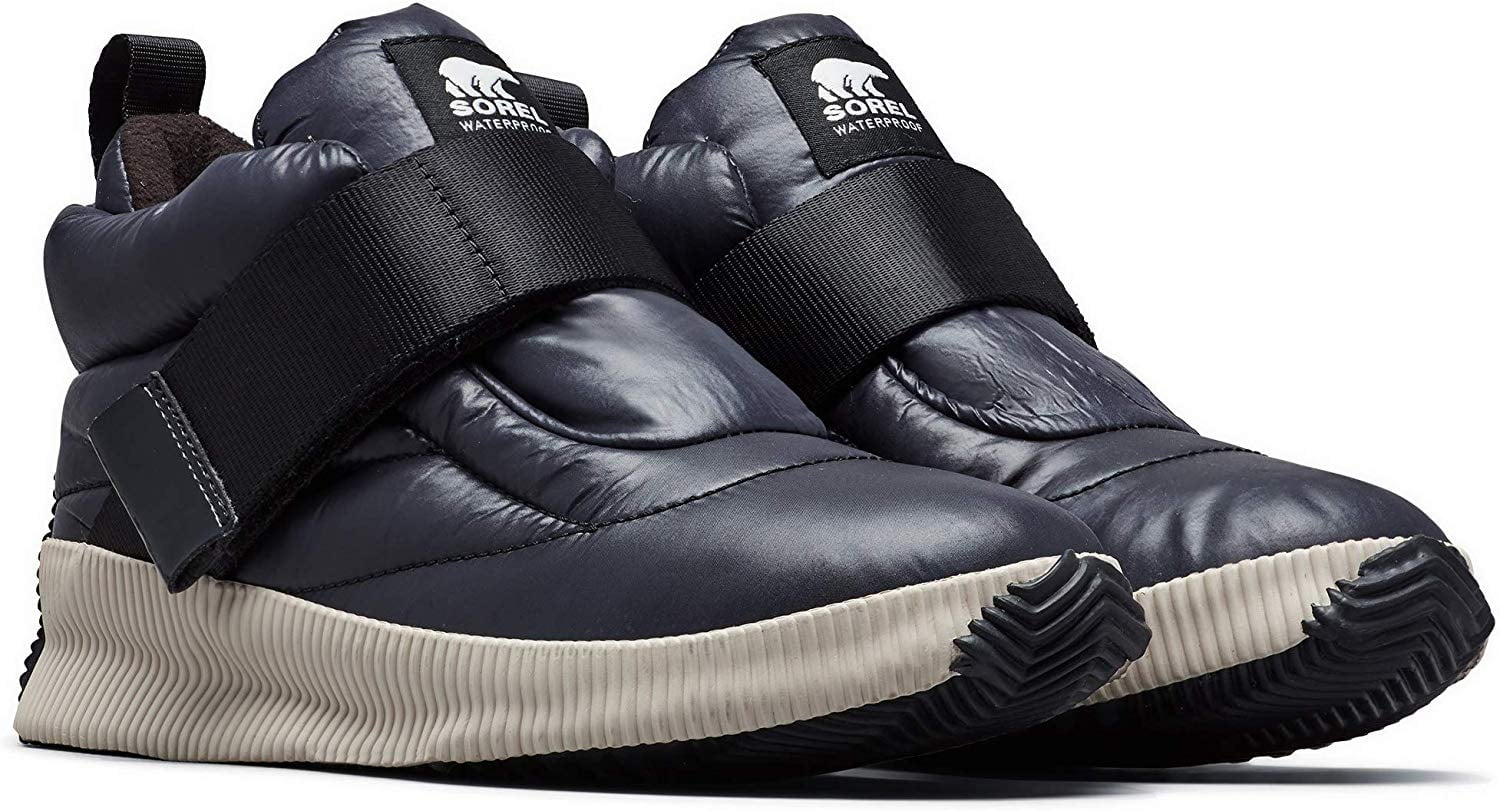 sorel out n about puffy insulated waterproof sneaker boot