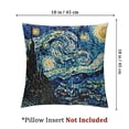 thumbnail image 4 of nygtbtfer Van Gogh Throw Pillow Cover Classic Arts Farmhouse Sky Moon Rectangle Pillow Cases Home Decorative Linen Cushion Cover for Bed Sofa White, 4 of 7