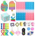 thumbnail image 1 of ITFABS Decompression Toys Kit, Fidget Pad Puzzle Ring Squeezing Toys Set, 1 of 10