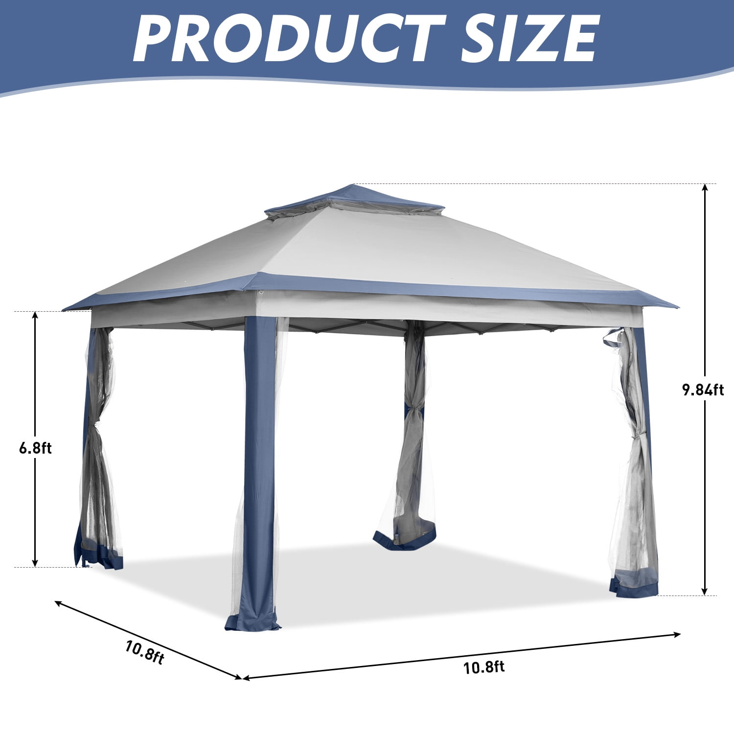 JPMALL LLC⭐︎ Walmart Black Friday Deals 2025 Ainfox 11x11ft Waterproof Outdoor