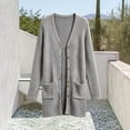 thumbnail image 5 of Maean Girls Cardigans Open Front Button down Long Sleeve Outerwear Fall Cardigan with Pockets, 5 of 5
