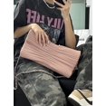 thumbnail image 3 of Bolso de lujo ligero a rayas y pliegues para mujer, cuadrado, personalizado, para cenas y fiestas, con un solo hombro, oblicuo, 3 of 5