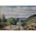 thumbnail image 3 of Elijah Walton 14x11 Black Modern Framed Museum Art Print Titled - Bromsgrove, Lickey from the Birmingham Road (1852), 3 of 5