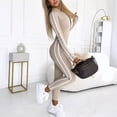 thumbnail image 3 of Women's Long Sleeve Zip Front Bodycon Jumpsuit Athletic Slim Fit Tracksuit, 3 of 5