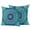 Blue Teal, variant on Black Boho Outdoor Pillow Covers 20x20 Set of 2,Waterproof Patio Throw Pillowcase Protectors,Retro Farmhouse Neutral Abstract Geometric Decorative Pillow Shams Cushion Covers for Seat Bed Couch Sofa