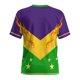 thumbnail image 5 of Xuyuer Women's Carnival Printed Round Neck Solid Color Short Sleeve Casual Loose T-Shirt, 5 of 8
