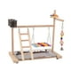 thumbnail image 5 of Parque de juegos para loros, soporte de juego para loros, juguete de ejercicio, gimnasio para pájaros, soporte de madera para agapornis, cotorras,, 5 of 9