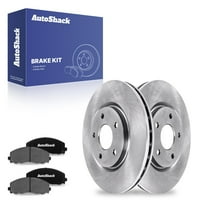 AutoShack 12.99" (330 mm) Front Vented Brake Rotors Ceramic Brake Pads | Replacement for 2012-2020 Dodge Grand Caravan 2012-2020 Dodge Journey 2017-2023 Chrysler Pacifica | 6-PC Brake Kit