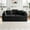 Black, variant on Leumius Chenille Convertible Sofa Bed,72" Folding Sleeper Couch with Two Side Storage Pockets for Living Room,Bedroom,Grey