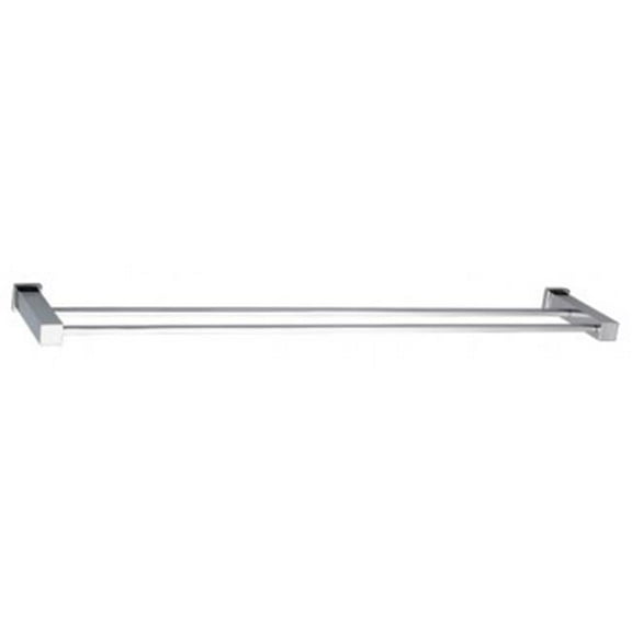 24 in. Double Towel Rail - Satin Nickel