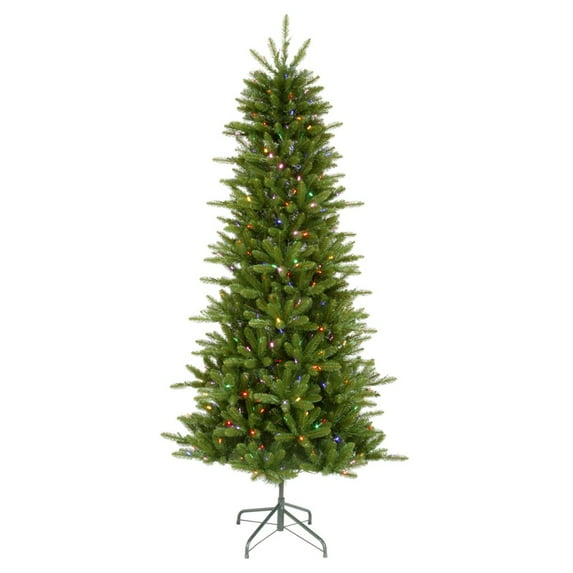 Vickerman 22619 - 4.5' x 30" Knox Slim Pine 200 Multi-Color LED Lights Christmas Tree (C117447LED)