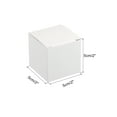 thumbnail image 2 of Unique Bargains Paper Cardboard Boxes Gift Paper Box White 2x2x2 Inch for Gift Wrap 15Pcs, 2 of 5