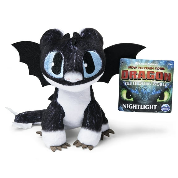 DreamWorks Dragons, Nightlight 8-inch Premium Plush Dragon, for Kids Aged 4 and up