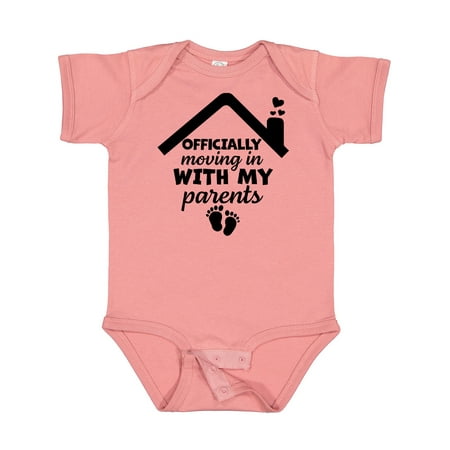 

Inktastic NICU Graduate Officially Moving in with My Parents Gift Baby Boy or Baby Girl Bodysuit