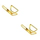 thumbnail image 4 of Soidarity Soporte para botella de agua para bicicletas, 2 piezas, aleación de aluminio, tetera para beber, jaulas para vasos, estante de almacenamiento Amarillo 2piezas Soidarity CBP133102, 4 of 5