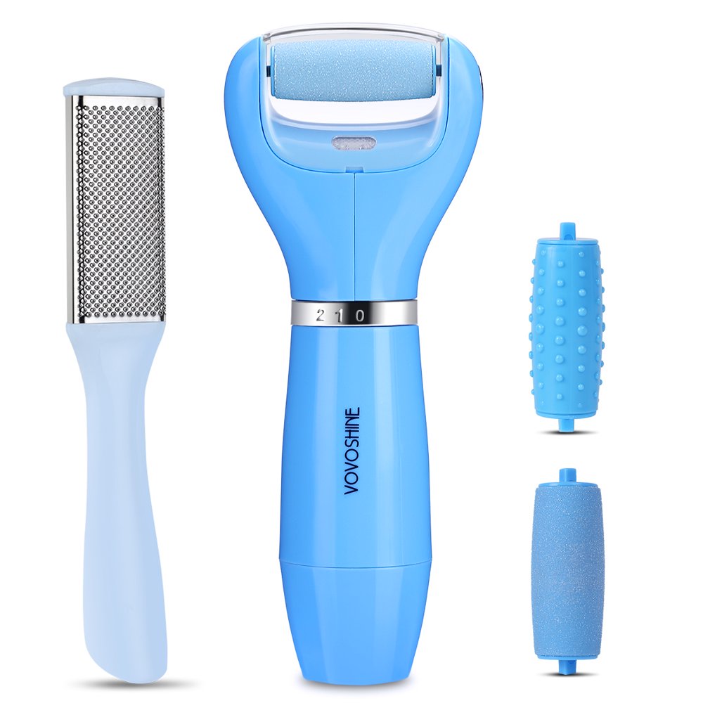 VOVOSHINE Rechargeable Electric Foot Callus Remover with Manual Foot