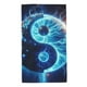 thumbnail image 1 of Fotbe Blue Yin And Yang Toalla Premium con Patrón, Toalla de Microfibra de Secado Rápido, Ligera y Altamente Absorbente (27.5x16in), Ideal para Uso Diario, 1 of 6
