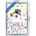 thumbnail image 3 of Frosty The Snowman - Chill Out Wall Poster, 14.725" x 22.375", Framed, 3 of 5
