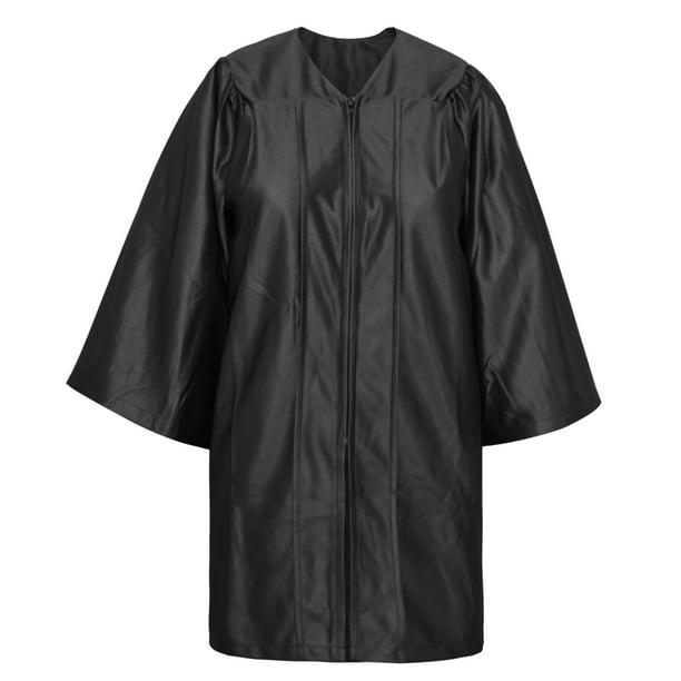 TOPTIE Unisex Kindergarten Kids Graduation Gown Choir Robe, Black