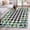 Green, variant on 3'x5' Area Rugs, Sage Green Eucalyptus Indoor Outdoor Area Rug for Living Room Bedroom, Spring Leaves Black White Plaid Washable Bathroom Rugs Kitchen Floor Carpet Mats Home Decor Aesthetic