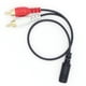thumbnail image 3 of Cable de audio Qicheng & Lys de 3,5 mm hembra a 2 RCA macho de 30 cm, 3 of 6