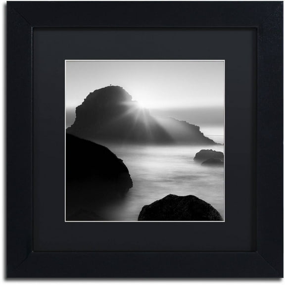Moises Levy Long Sunset at Indian Beach Matted Framed Wall Art