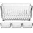 thumbnail image 1 of Miangastore Tea Bag Organizer Acrylic 4Pcs 11.8X7.9X5.9In, 1 of 8