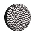 thumbnail image 1 of Balery Black White Stripes Cubiertas para Neumáticos - Protector Resistente para Neumáticos de Camioneta, SUV, Remolque, Camper y RV-14 inch, 1 of 6