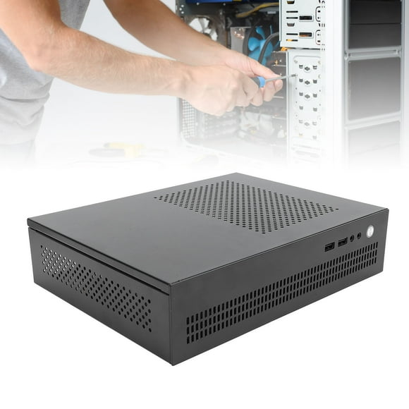 Small ITX Case, Efficient Cooling Small PC Case USB 2.0 Interface for Gaming Computer for Gaming