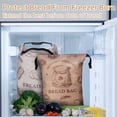 thumbnail image 3 of NiHome 2PCS Reusable Bread Storage Bags for Homemade Bread, 17"x12" Large Capacity Double-Layer Protection with Waterproof & Oil-Resistant Lining, Food-Grade for Sourdough, Buns, Croissants, Pretzels, 3 of 8