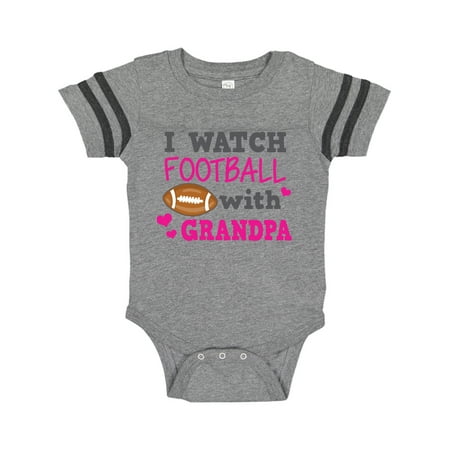 

Inktastic I Watch Football with My Grandpa Gift Baby Girl Bodysuit