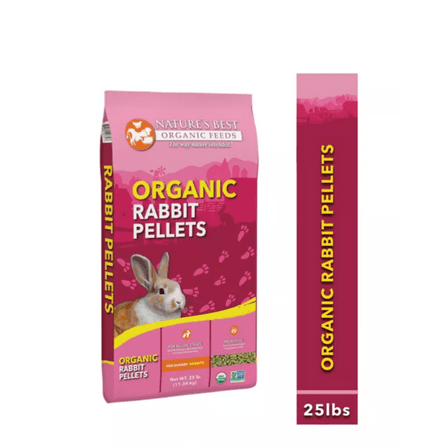 Nature's Best Organic Pelleted Rabbit Food, 25 lb. Bag
