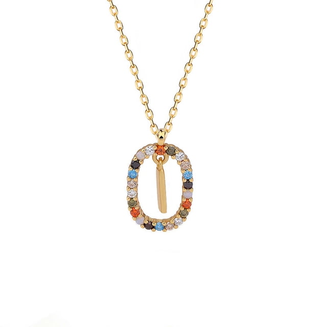 mtvxesu Necklaces Pendants Collier Lettre Design Mode Pendentif de Luxe