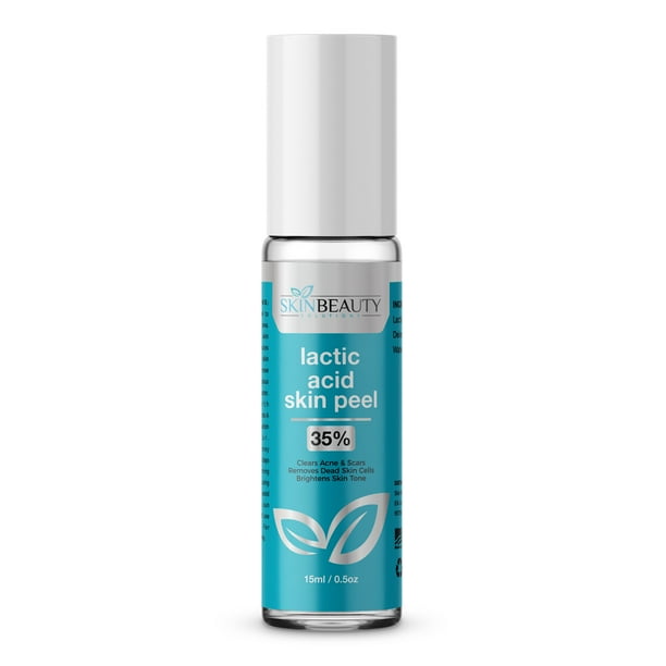 Lactic Acid 35 Skin Chemical Peel Alpha Hydroxy Aha For Acne Skin Brightening Wrinkles Dry Skin Age Spots Uneven Skin Tone Melasma Hyperpigmentaion Dark Spots Large Pores Walmart Com Walmart Com